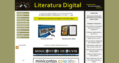 Desktop Screenshot of literaturadigital.com.br