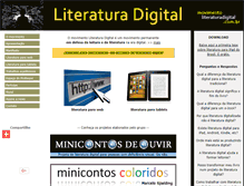 Tablet Screenshot of literaturadigital.com.br